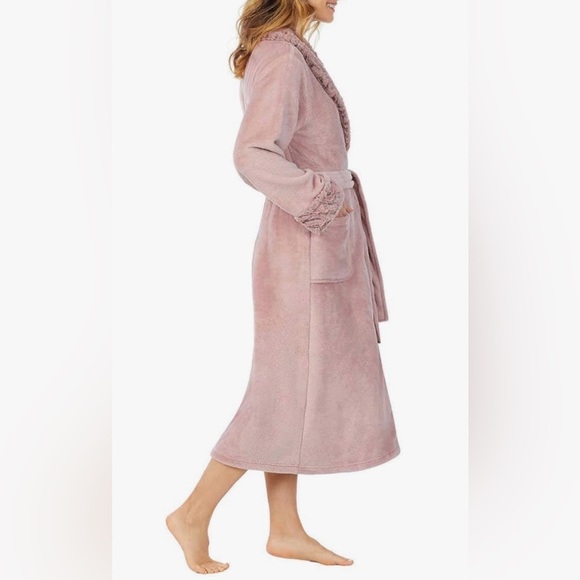 Carole Hochman Plush Wrap Robe - Picture 3 of 9